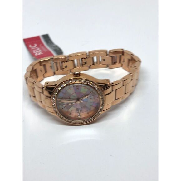 Relic ZR12174 Women's Stainless Steel Analog Rose Gold Dial Genuine Watch DV16 - Picture 6 of 9